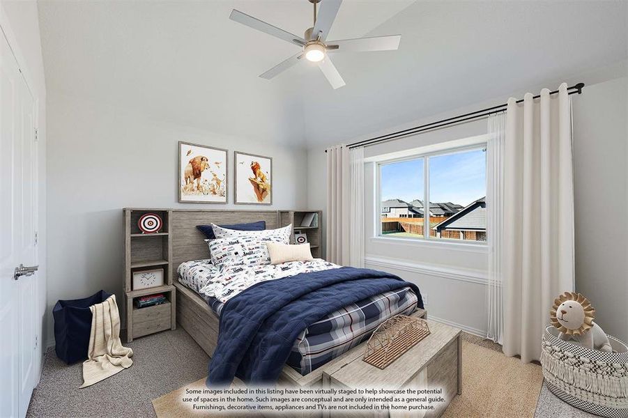 Furnished interior view inside a new home in Hampton Park, Glenn Heights (Image 14).