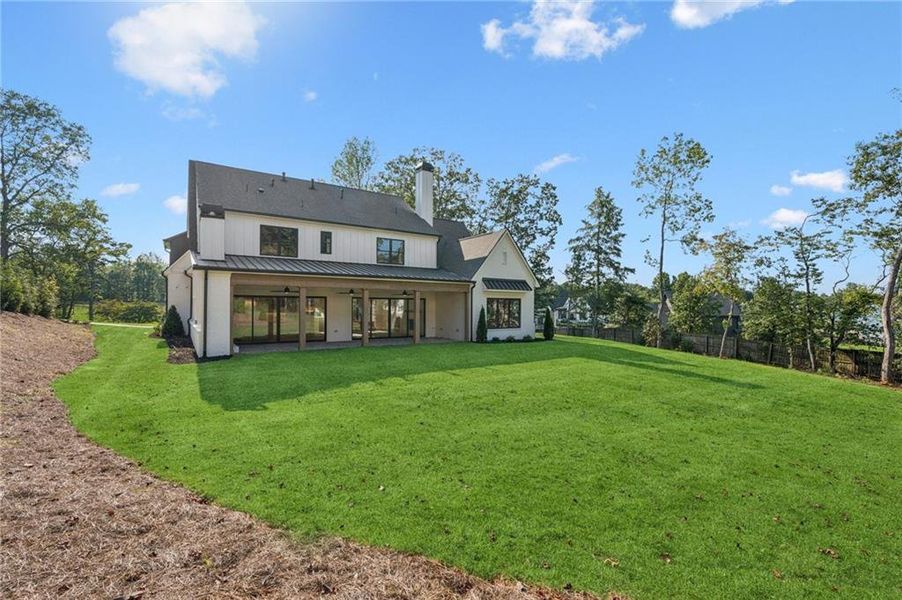Front exterior of a new home in , Cumming, GA, highlighting curb appeal (Image 29).