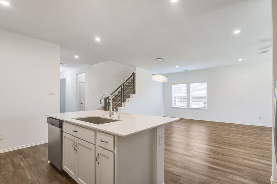 Furnished interior view inside a new home in River Ranch Meadows, Dayton (Image 17).