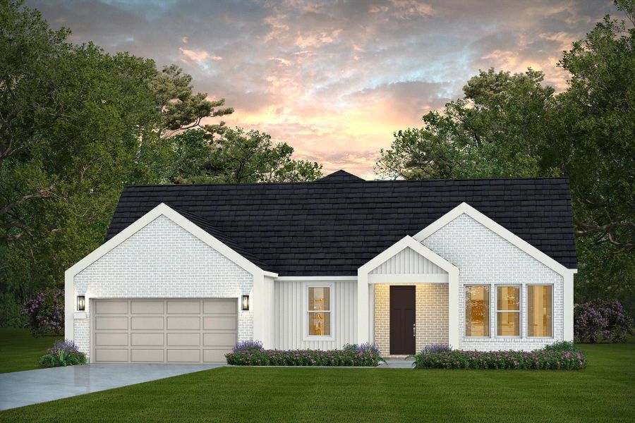 Representative exterior photo of a completed home built from the Stardom by Del Webb in Del Webb Sugar Land at Ryehill, Sugar Land, TX (Image 4).