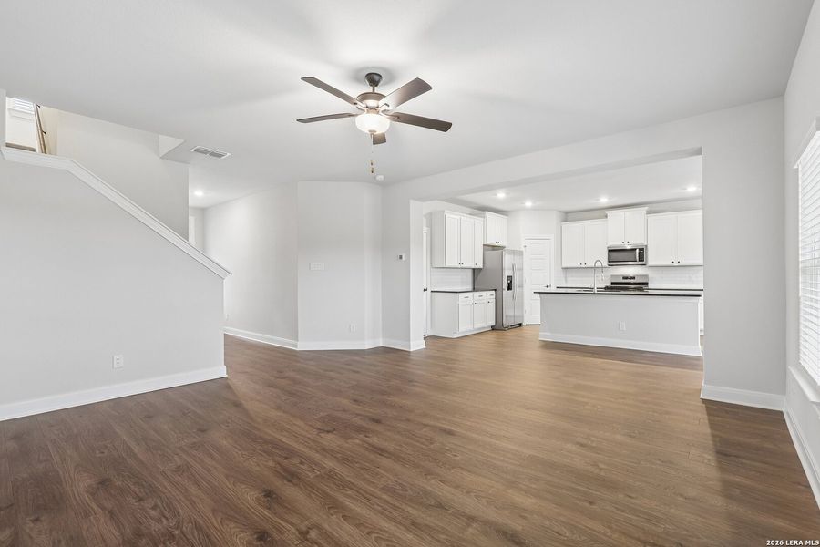 Spacious, unfurnished interior of a new home in Hightop Ridge, Converse (Image 29).