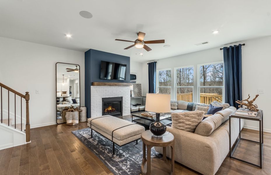 Representative furnished interior of a home built from the Woodward by Pulte Homes in Indigo Bay, Myrtle Beach (Image 10). Representative furnished interior of a home built from the Woodward by Pulte Homes in Indigo Bay, Myrtle Beach (Image 10).