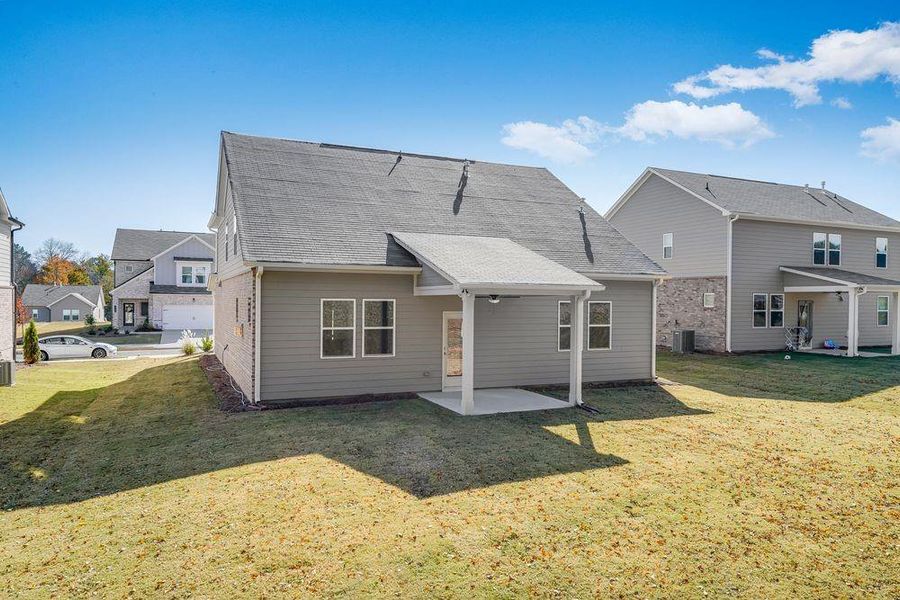 Exterior details and patio area of a home in Windance Lake, Loganville (Image 4).
