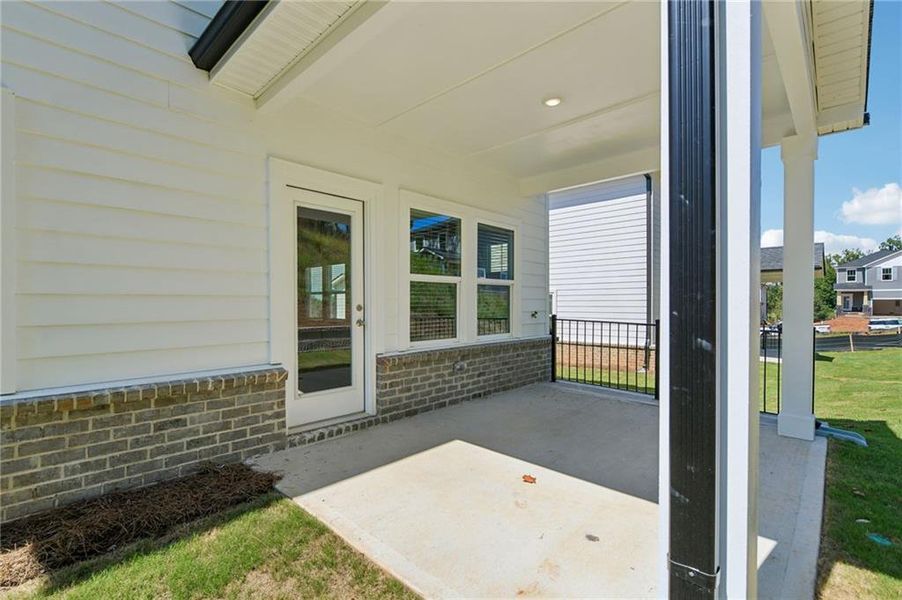 Exterior details and patio area of a home in , Cumming (Image 29). Exterior details and patio area of a home in , Cumming (Image 29).