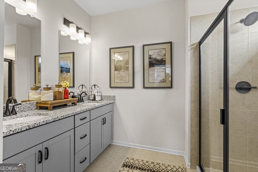 Furnished interior view inside a new home in Glendale Towns, Conyers (Image 28).