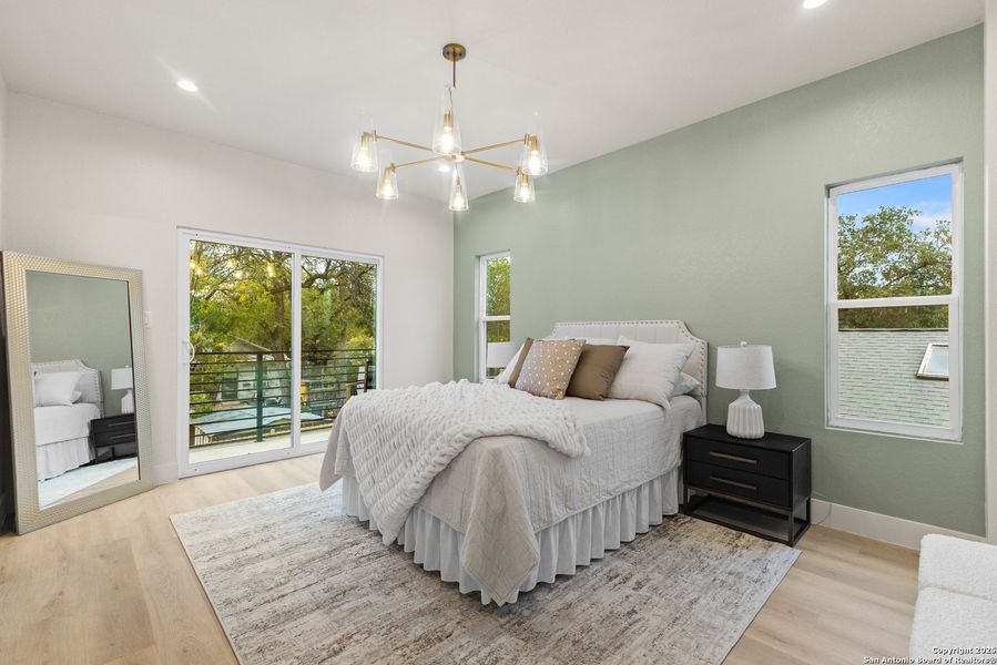 Furnished interior view inside a new home in , San Antonio (Image 12).