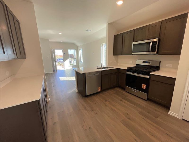 Furnished interior view inside a new home in Elevon, Lavon (Image 6). Furnished interior view inside a new home in Elevon, Lavon (Image 6).