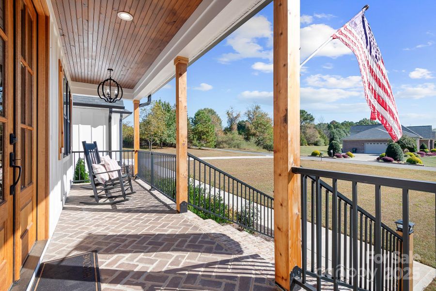 Exterior details and patio area of a home in , Cherryville (Image 3).