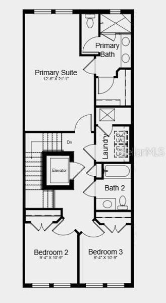 2D floor plan layout of this home in Seahaven, Punta Gorda, FL (Image 5).