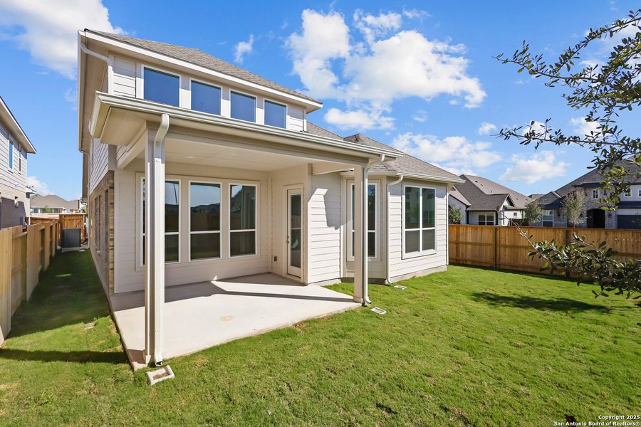 Exterior details and patio area of a home in Stillwater Ranch, San Antonio (Image 22). Exterior details and patio area of a home in Stillwater Ranch, San Antonio (Image 22).