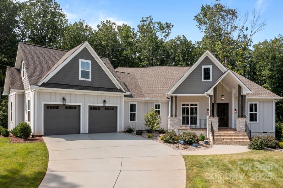 Front exterior of a new home in , Lincolnton, NC, highlighting curb appeal (Image 20).