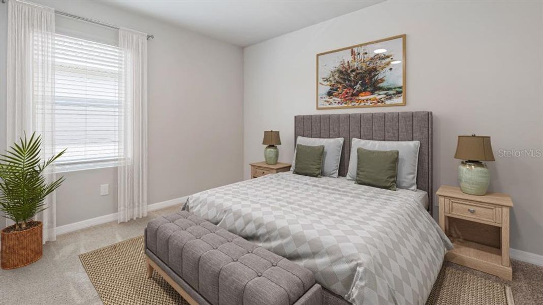 Furnished interior view inside a new home in Coral Lakes - Tradition & Express, Punta Gorda (Image 10).
