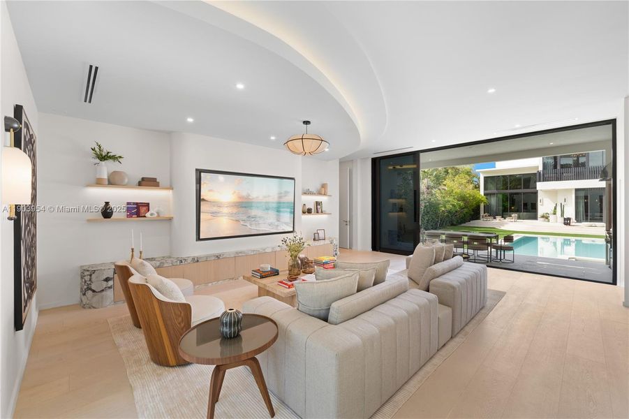 Furnished interior view inside a new home in , Miami Beach (Image 19).