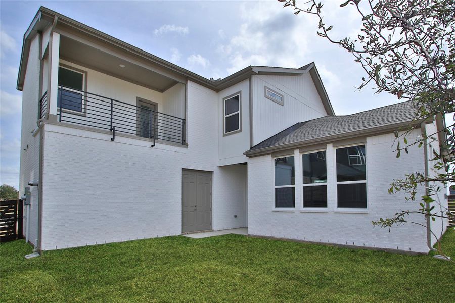 Exterior details and patio area of a home in Bridgeland Central, Cypress (Image 22). Exterior details and patio area of a home in Bridgeland Central, Cypress (Image 22).