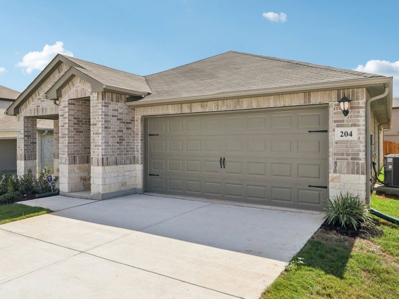 Front exterior of the Callaghan floorplan at a Meritage Homes community.