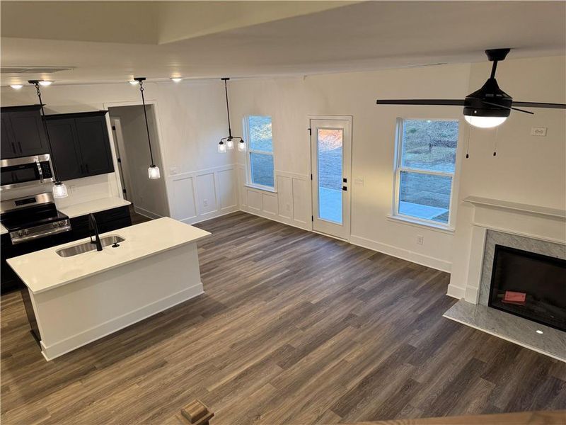 Furnished interior view inside a new home in Thunder Ridge, Dawsonville (Image 12). Furnished interior view inside a new home in Thunder Ridge, Dawsonville (Image 12).