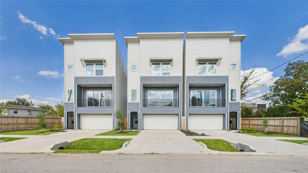 Front exterior of a new home in , Houston, TX, highlighting curb appeal (Image 2).