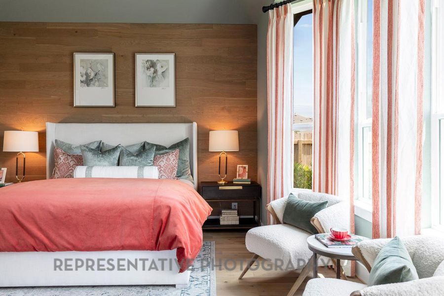 Furnished interior view inside a new home in Santa Rita Ranch: 60ft. lots, Liberty Hill (Image 36).