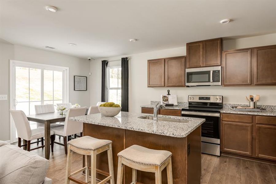 Representative furnished interior of a home built from the Iris by Ryan Homes in Everly, Spartanburg (Image 6).