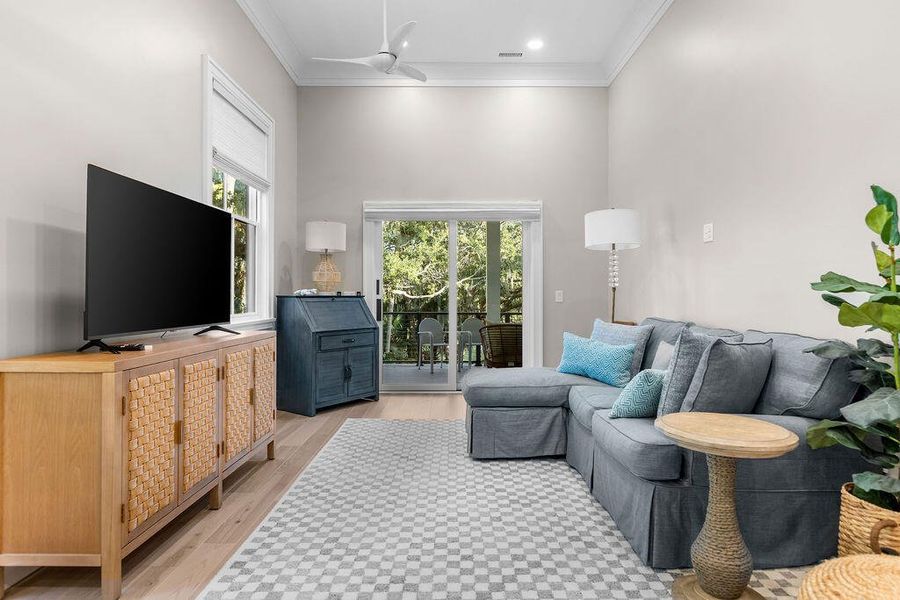 Furnished interior view inside a new home in , Seabrook Island (Image 41).