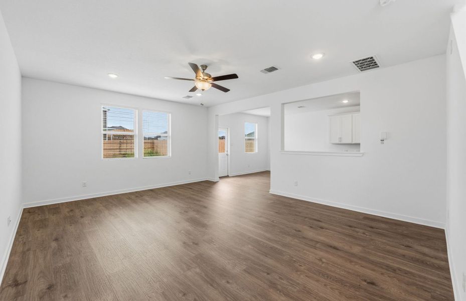 Spacious, unfurnished interior of a new home in Sonterra, Jarrell (Image 38). Spacious, unfurnished interior of a new home in Sonterra, Jarrell (Image 38).