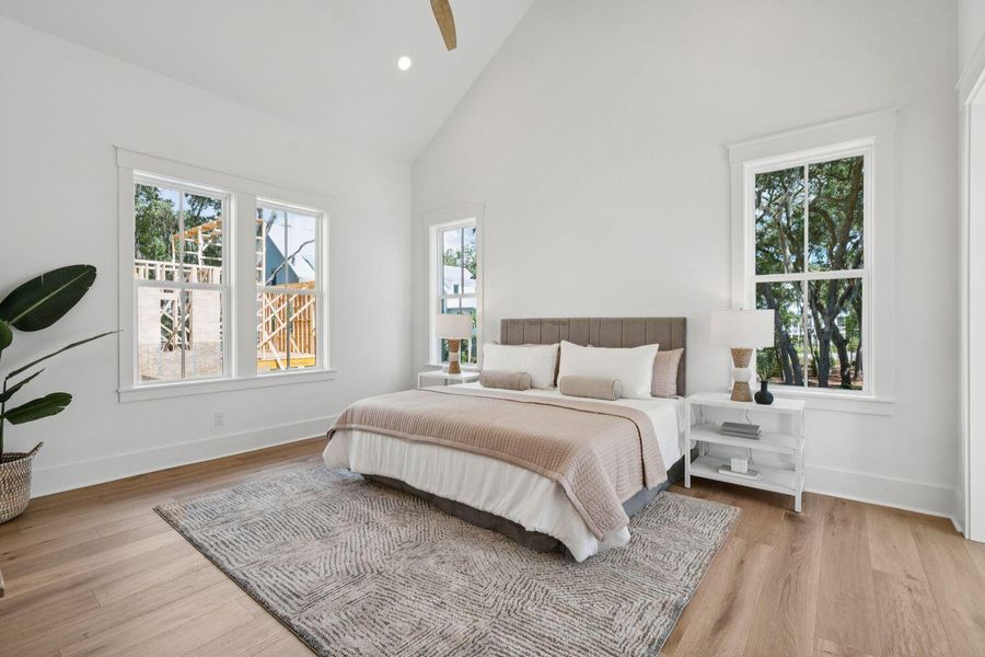Furnished interior view inside a new home in , Johns Island (Image 36).
