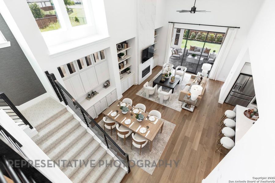 Furnished interior view inside a new home in The Ranches at Creekside, Boerne (Image 25). Furnished interior view inside a new home in The Ranches at Creekside, Boerne (Image 25).