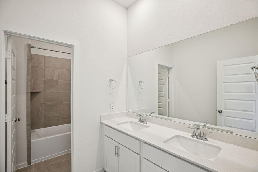 Photo is not of the actual home, but is an inspirational photo of builder’s model home and may depict options, furnishings, and/or decorator features that are not included.