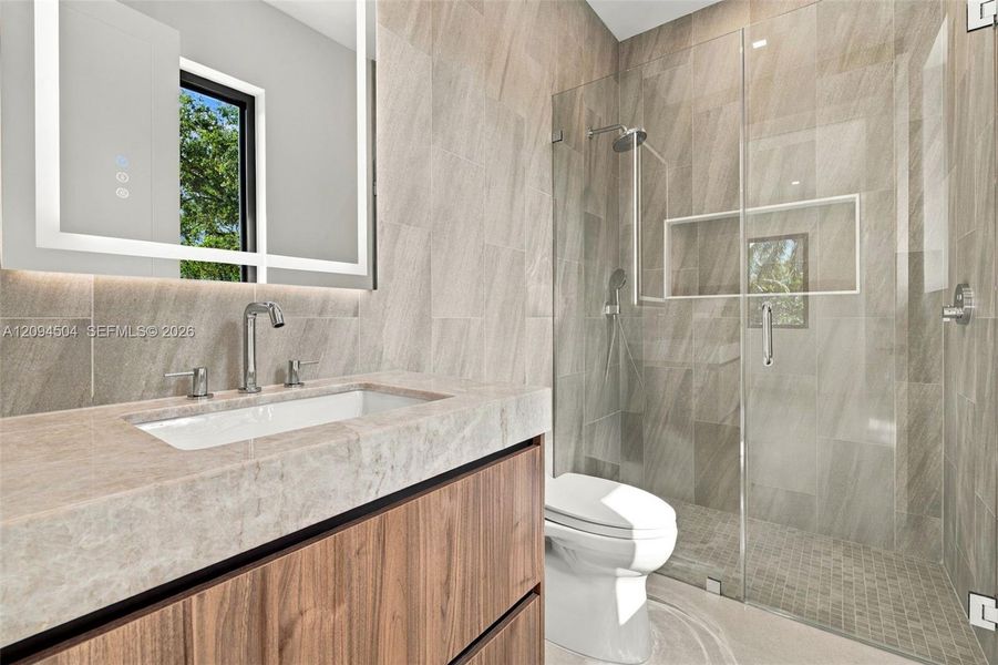 Furnished interior view inside a new home in , South Miami (Image 12).