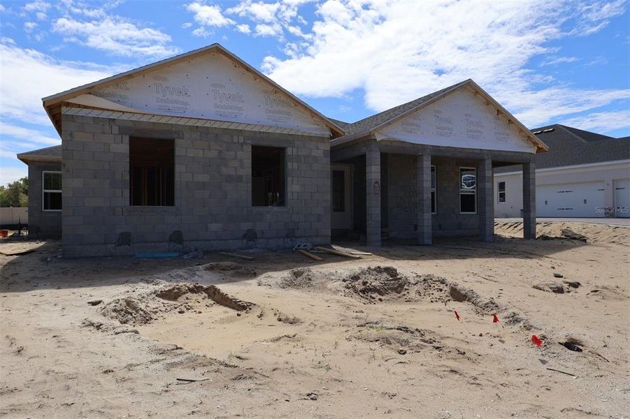 In-progress construction of a new home in Willow Run, Apopka, FL (Image 13).