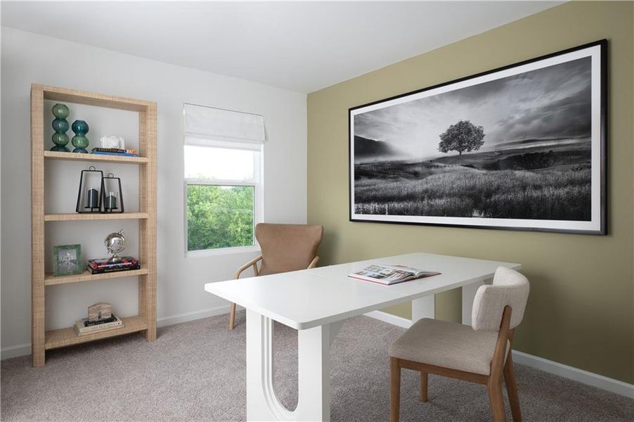 Furnished interior view inside a new home in Leydenview, Mableton (Image 11).