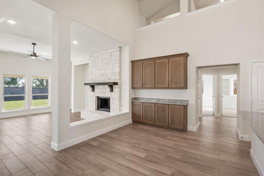 Furnished interior view inside a new home in Godley Ranch Classic, Godley (Image 6). Furnished interior view inside a new home in Godley Ranch Classic, Godley (Image 6).