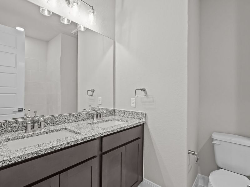 Furnished interior view inside a new home in Ladera, San Antonio (Image 36).