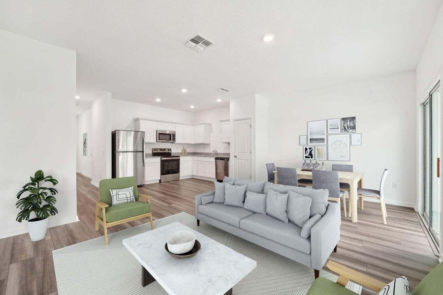 Furnished interior view inside a new home in Dawson Branch, Summerville (Image 6).