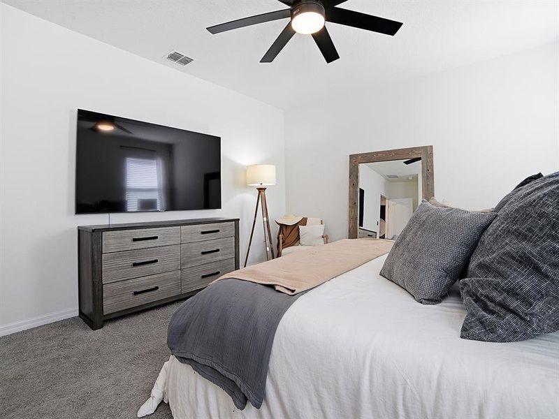 Furnished interior view inside a new home in Windrose, Apopka (Image 18). Furnished interior view inside a new home in Windrose, Apopka (Image 18).