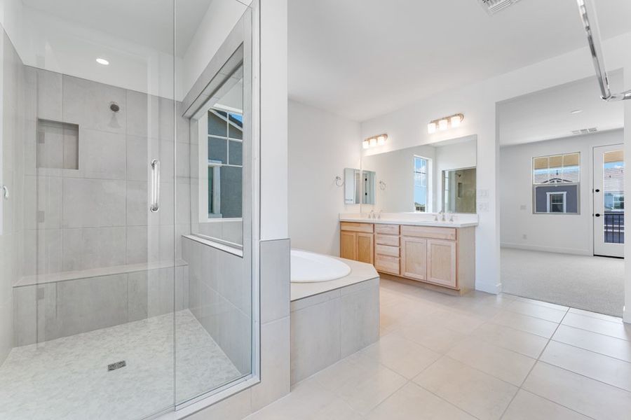 Representative furnished interior of a home built from the Denali by Taylor Morrison in Ellsworth Ranch Voyage Collection, Queen Creek (Image 17).