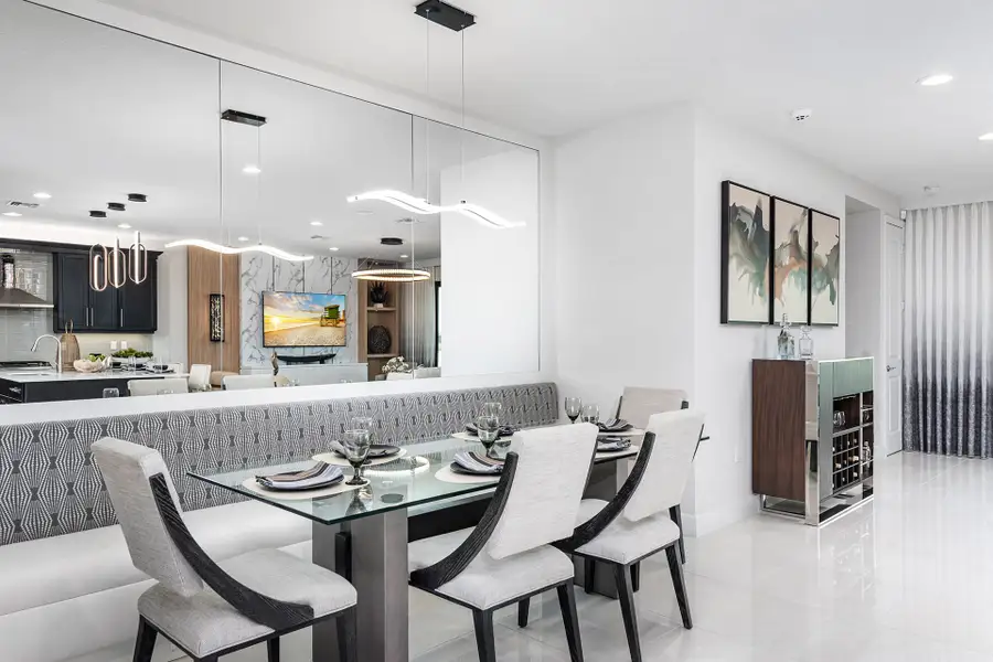 Representative furnished interior of a home built from the Costa by GL Homes in Valencia Parc at Riverland, Port St. Lucie (Image 13).