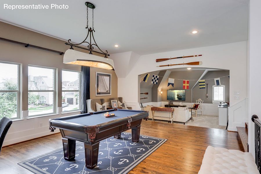 Representative furnished interior of a home built from the Downton Abbey by Grand Homes in Grand Oaks, Celina (Image 27).
