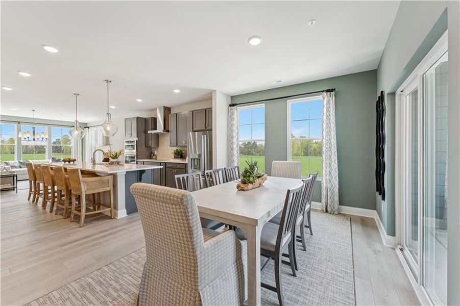 Furnished interior view inside a new home in , Atlanta (Image 16).