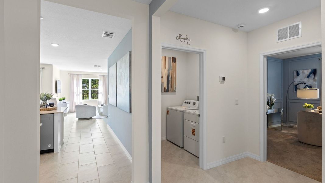 Furnished interior view inside a new home in Sun N Lake, Sebring (Image 7).