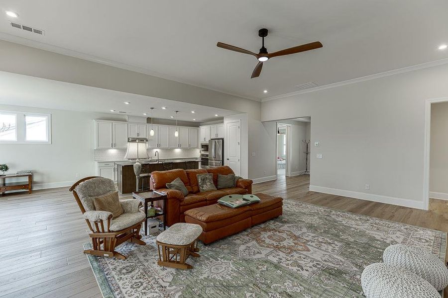 Furnished interior view inside a new home in , Hoschton (Image 31).