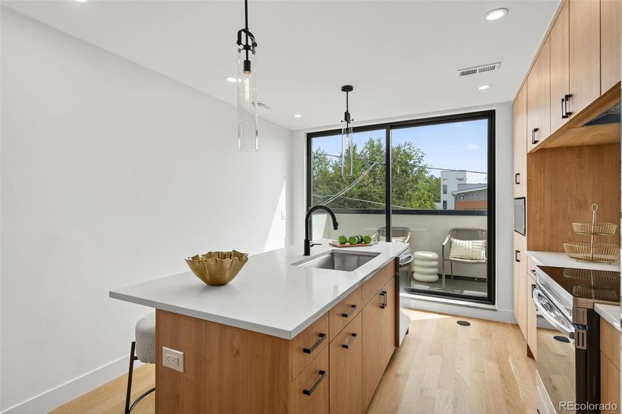 Furnished interior view inside a new home in , Denver (Image 10).