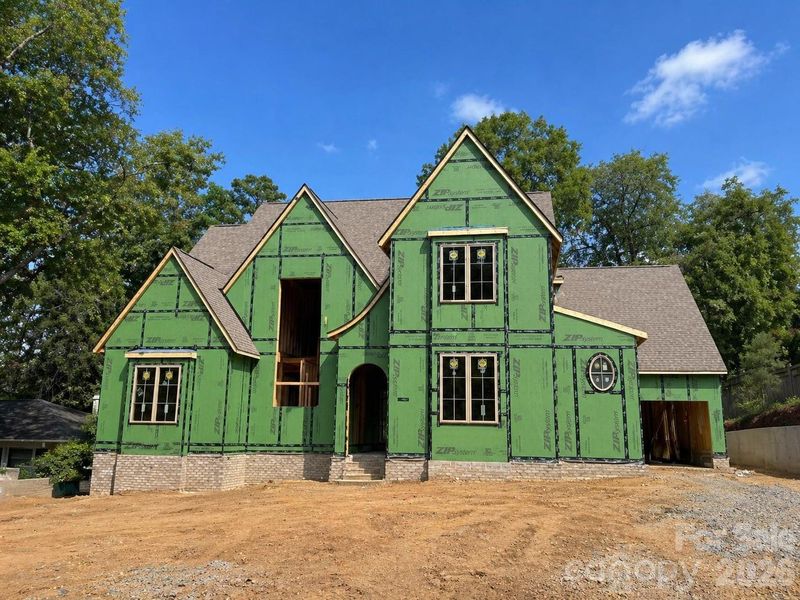 In-progress construction of a new home in , Charlotte, NC (Image 29).