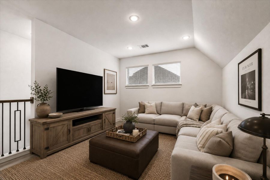Furnished interior view inside a new home in Brookewater 60's, Rosenberg (Image 18).