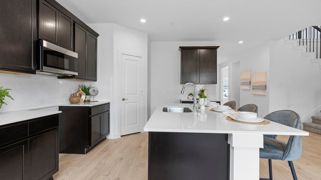Furnished interior view inside a new home in Tamarron, Fulshear (Image 14).