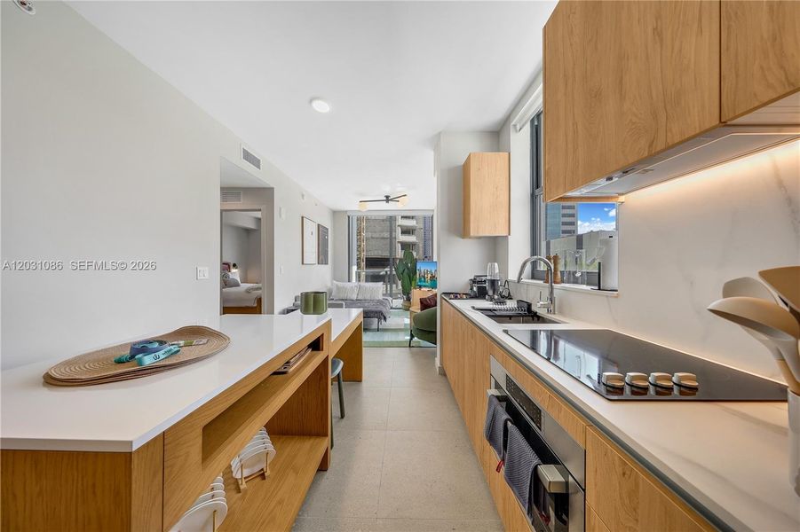 Furnished interior view inside a new home in , Miami (Image 15).