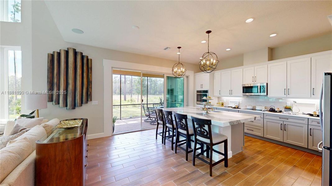 Furnished interior view inside a new home in Westlake Single Family, Ormond Beach (Image 7). Furnished interior view inside a new home in Westlake Single Family, Ormond Beach (Image 7).
