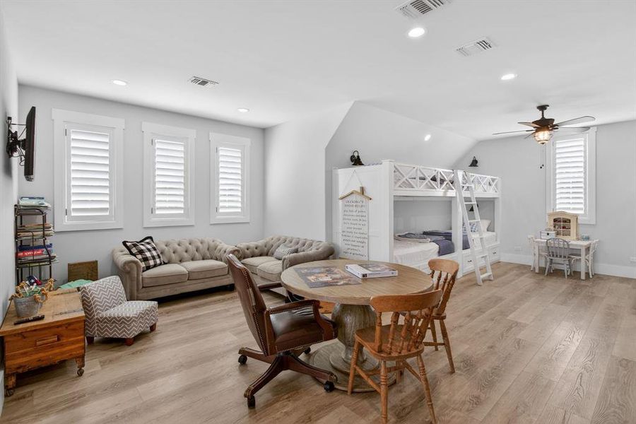 Plenty of room for the grandchildren in this super fun and well-thought out space.