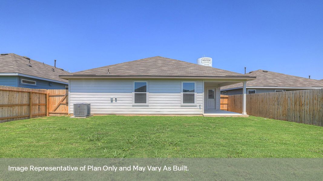 Exterior details and patio area of a home in Navarro Fields, Seguin (Image 3).
