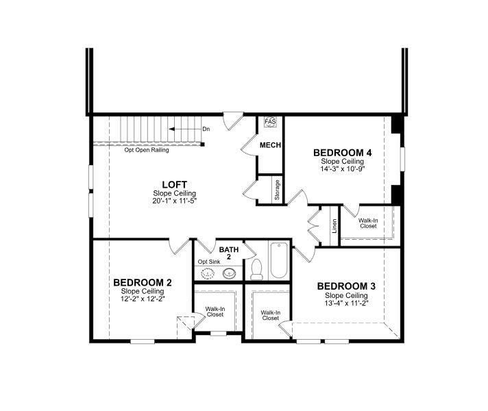 Beazer Homes Lake Pointe at Paloma Creek Rainier floorplan